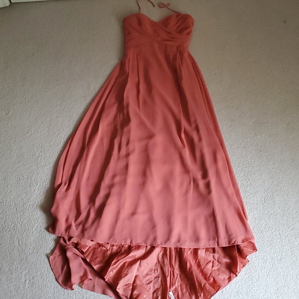 Simple bridesmaid gown